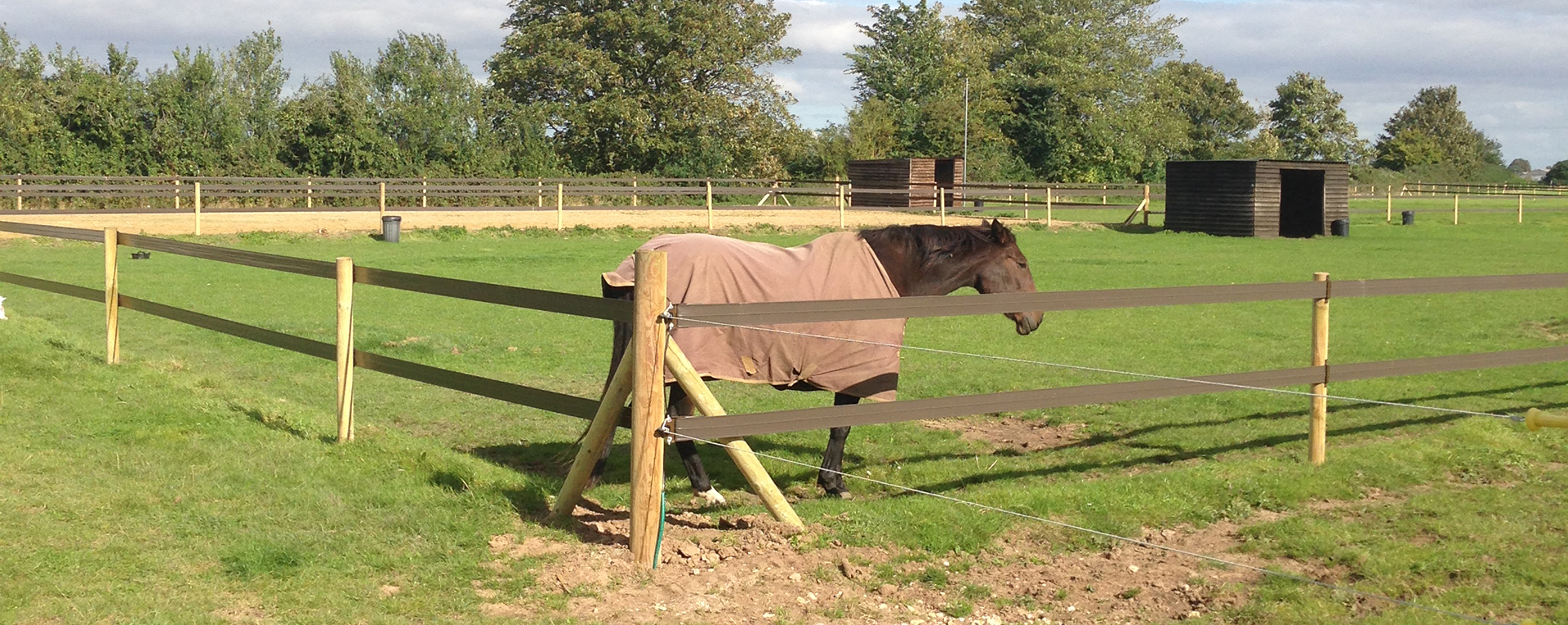 Supplying and erecting equestrian and paddock fencing.
